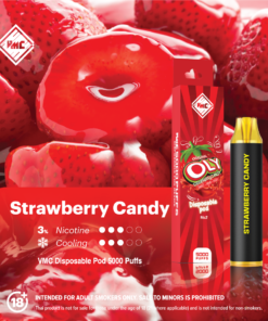 VMC POD 5000 Puffs กลิ่น Oly strawberry (ลูกอมสตรอเบอรี่)